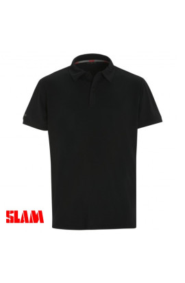 POLO SLAM UOMO TECH PIQUE BLACK