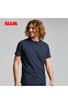 T-SHIRT UOMO DECK IN COTONE SLAM BLU NAVY