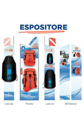 KIT ESPOSITORE ZAINO LONTRA