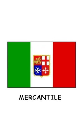 BANDIERA ITALIA MERCANTILE