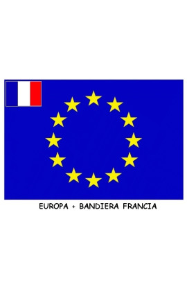 BANDIERA EUROPA + FRANCIA