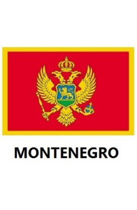 BANDIERA MONTENEGRO