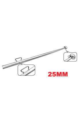 ASTA PORTABANDIERA INOX 25MM